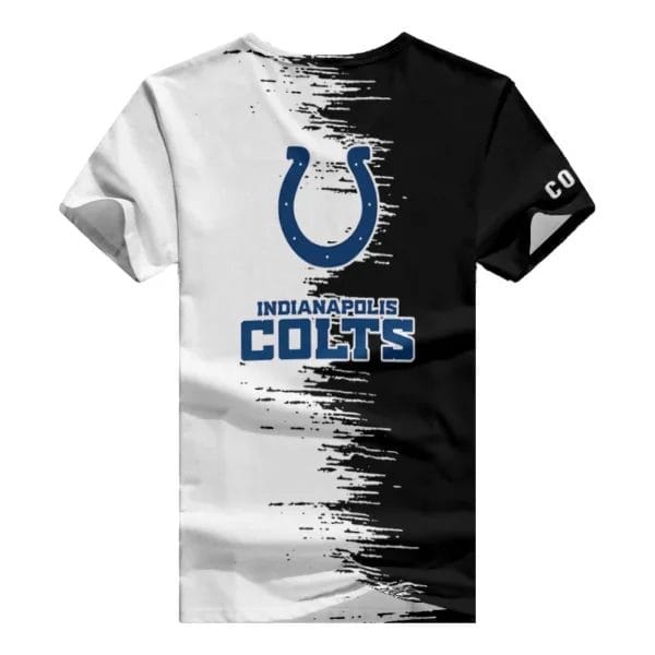 Indianapolis Colts Summer V-neck Women T-shirt BG05 - Image 4