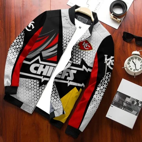 Kansas City Chiefs Bomber Jacket BG269 - Image 4