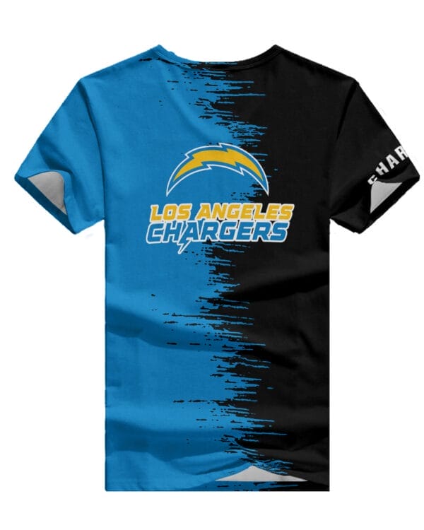 Los Angeles Chargers Summer V-neck Women T-shirt BG15 - Image 2