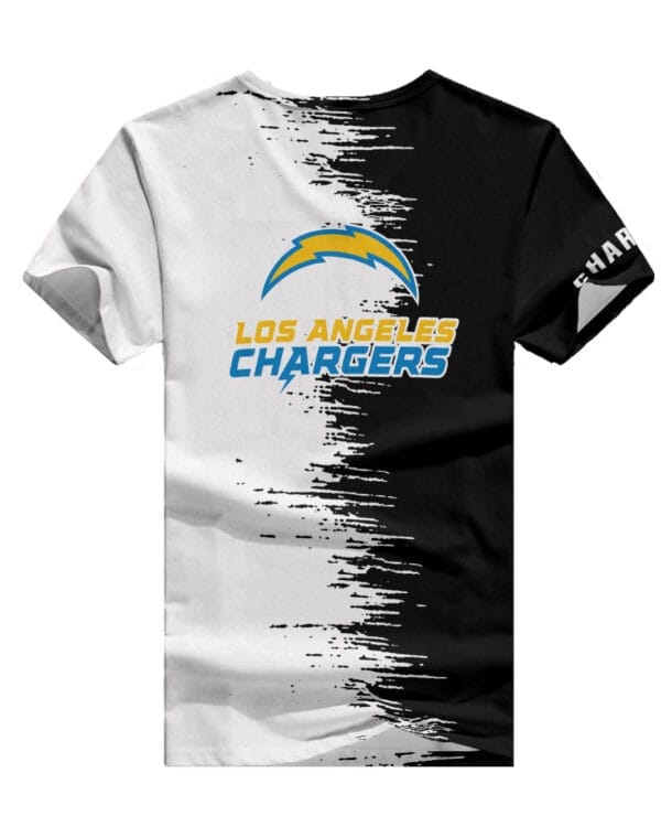 Los Angeles Chargers Summer V-neck Women T-shirt BG15 - Image 6