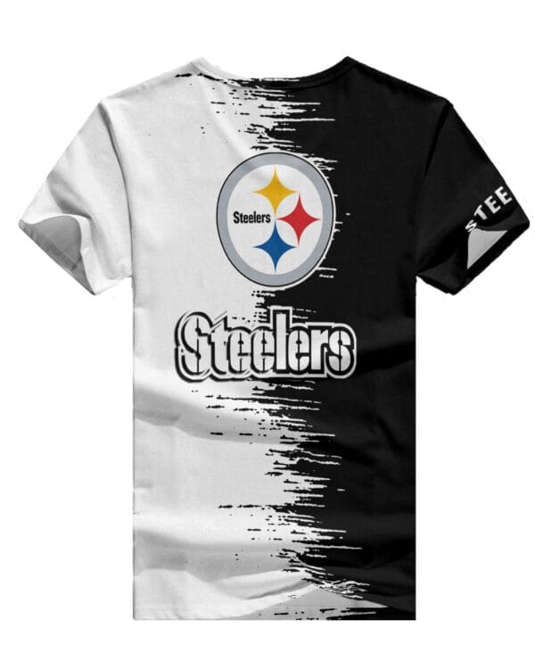 Pittsburgh Steelers Summer V-neck Women T-shirt BG29 - Image 4