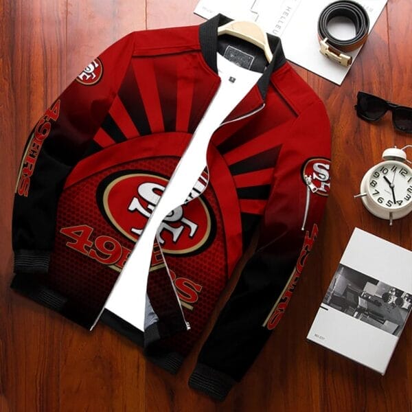 San Francisco 49ers Personalized Bomber Jacket BG787 - Image 2