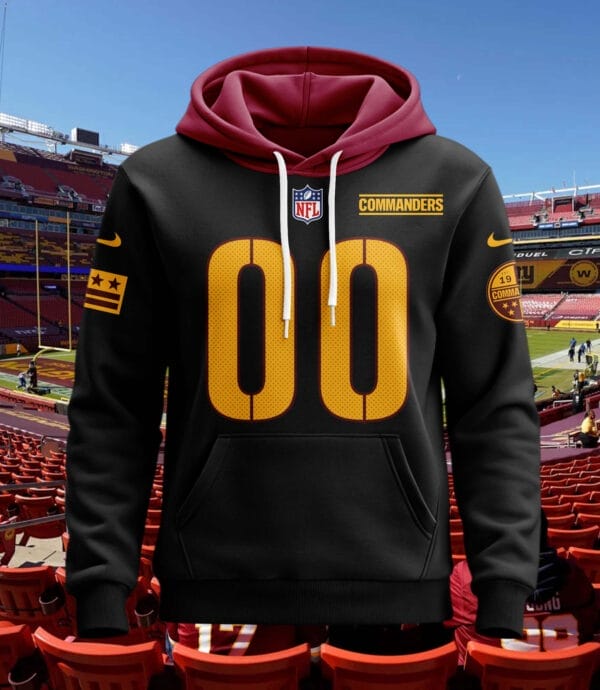 Washington Commanders New Personalized Football Hoodie Style Jersey AMCJSHD000021 - Image 2
