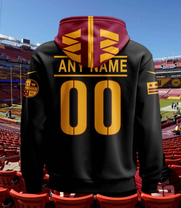 Washington Commanders New Personalized Football Hoodie Style Jersey AMCJSHD000021 - Image 3