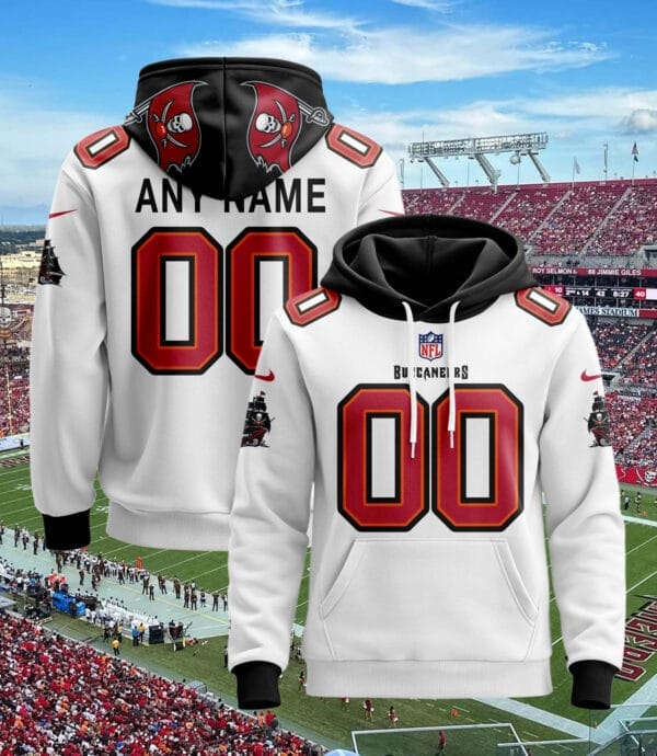 Tampa Bay Buccaneers New Personalized Football Hoodie Style Jersey AMCJSHD000020