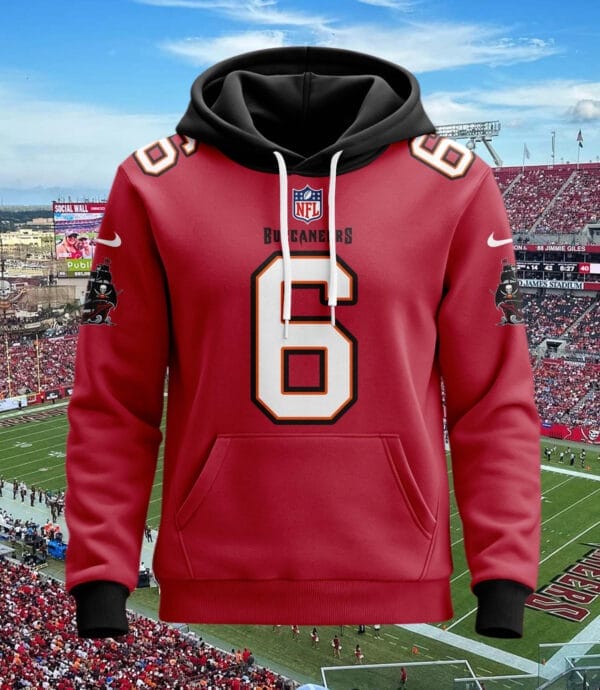 Tampa Bay Buccaneers New Personalized Football Hoodie Style Jersey AMCJSHD000018 - Image 2