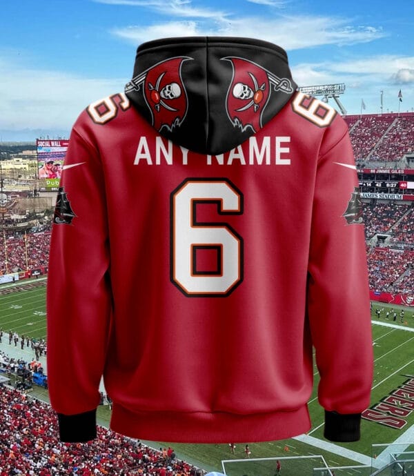 Tampa Bay Buccaneers New Personalized Football Hoodie Style Jersey AMCJSHD000018 - Image 3