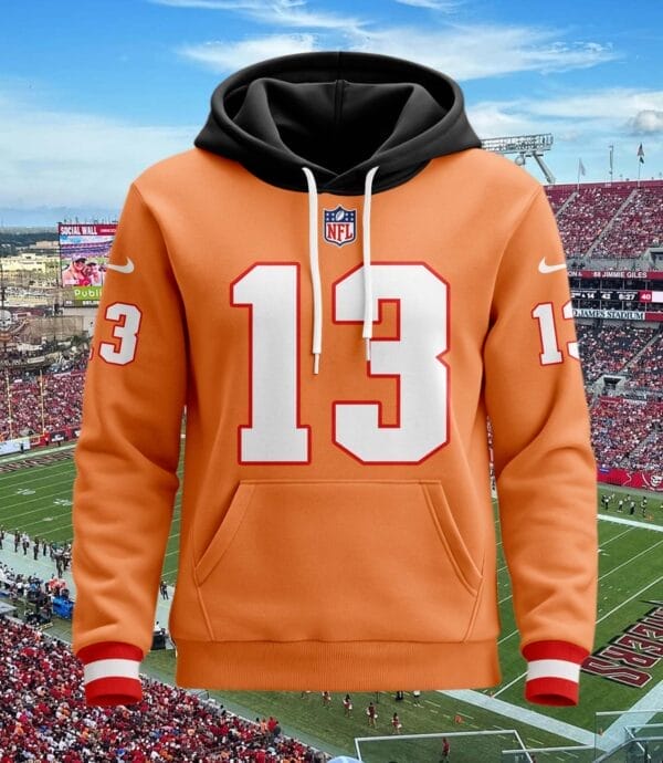 Tampa Bay Buccaneers New Personalized Football Hoodie Style Jersey AMCJSHD000019 - Image 2