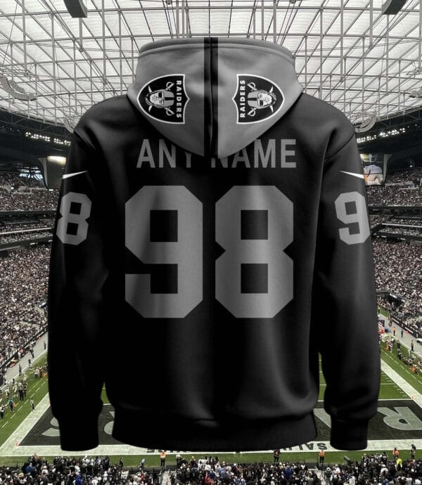 Las Vegas Raiders New Personalized Football Hoodie Style Jersey AMCJSHD000078 - Image 3