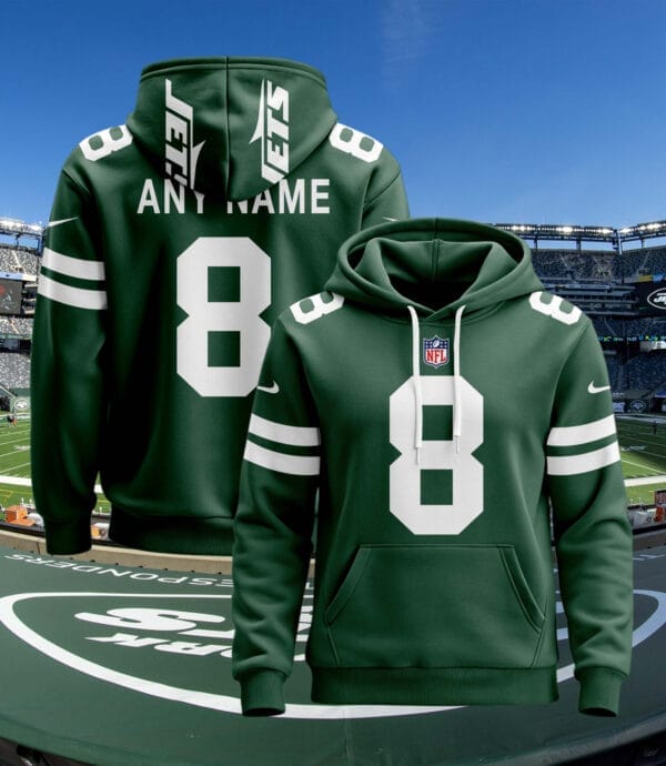 New York Jets New Personalized Football Hoodie Style Jersey AMCJSHD000009