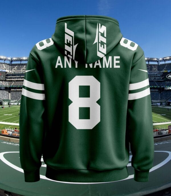 New York Jets New Personalized Football Hoodie Style Jersey AMCJSHD000009 - Image 3
