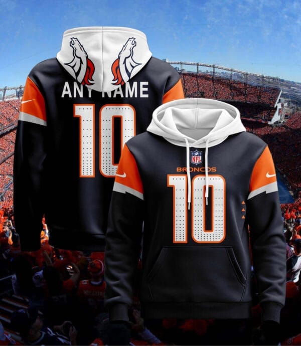 Denver Broncos New Personalized Football Hoodie Style Jersey AMCJSHD000070
