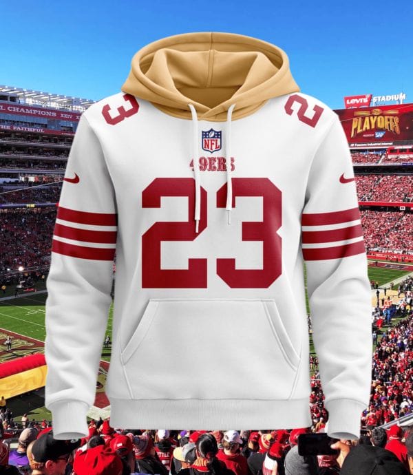 San Francisco 49ers New Personalized Football Hoodie Style Jersey AMCJSHD000013 - Image 2