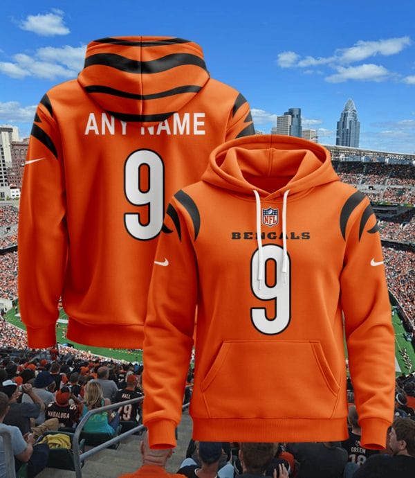 Cincinnati Bengals New Personalized Football Hoodie Style Jersey AMCJSHD000062