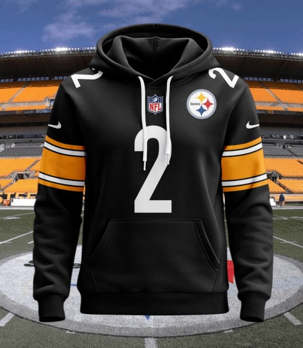 Pittsburgh Steelers New Personalized Football Hoodie Style Jersey AMCJSHD000012 - Image 2