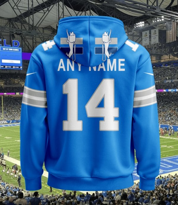Detroit Lions New Personalized Football Hoodie Style Jersey AMCJSHD000073 - Image 2