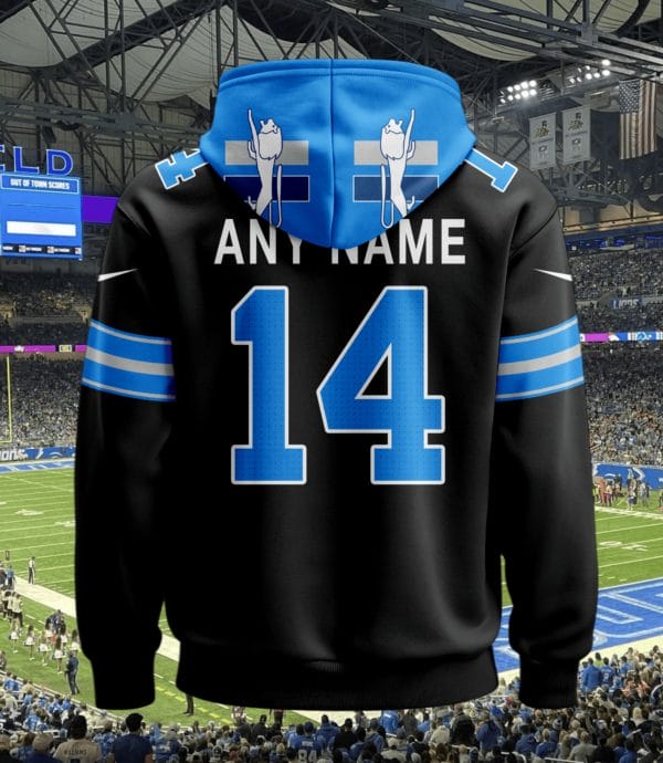 Detroit Lions New Personalized Football Hoodie Style Jersey AMCJSHD000072 - Image 2