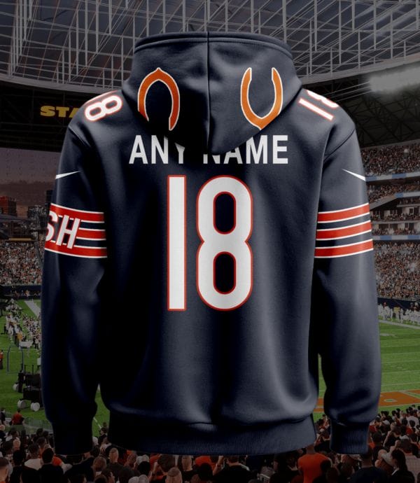 Chicago Bears New Personalized Football Hoodie Style Jersey AMCJSHD000060 - Image 3