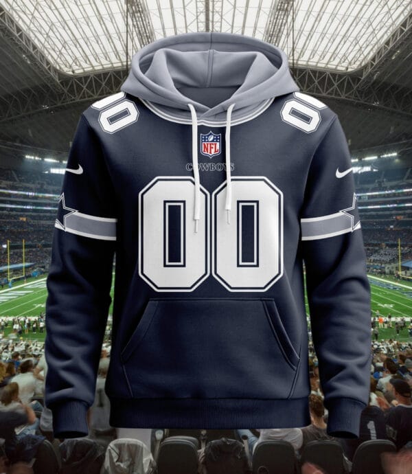 Dallas Cowboys New Personalized Football Hoodie Style Jersey AMCJSHD000067 - Image 2
