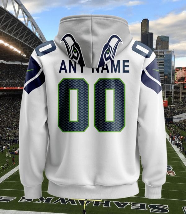 Seattle Seahawks New Personalized Football Hoodie Style Jersey AMCJSHD000016 - Image 3