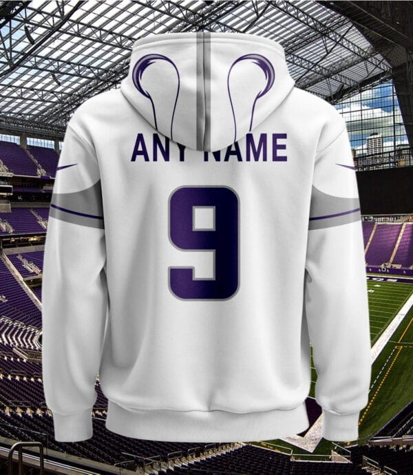 Minnesota Vikings New Personalized Football Hoodie Style Jersey AMCJSHD000082 - Image 3