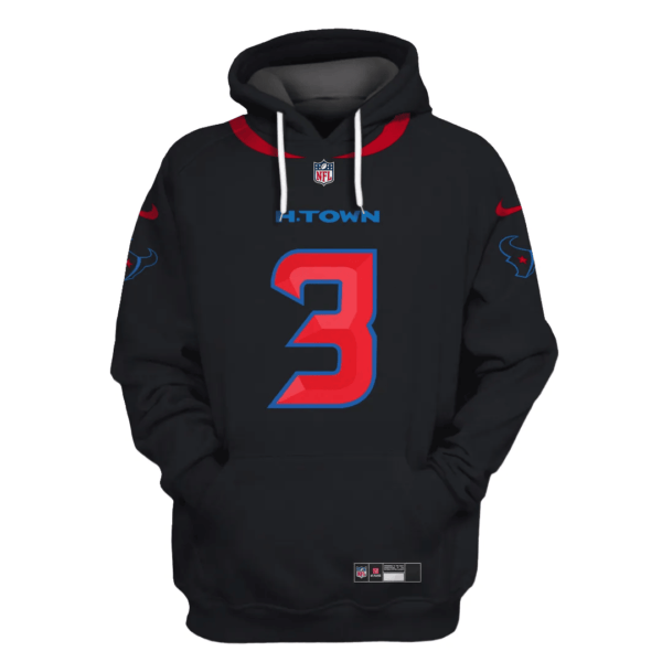 Houston Texans New Personalized Football Hoodie Style Jersey AMCJSHD000035 - Image 2