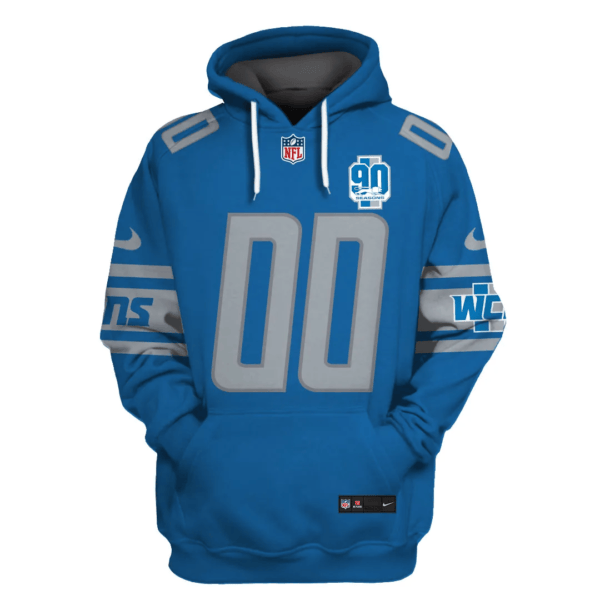 Detroit Lions New Personalized Football Hoodie Style Jersey AMCJSHD000030 - Image 2