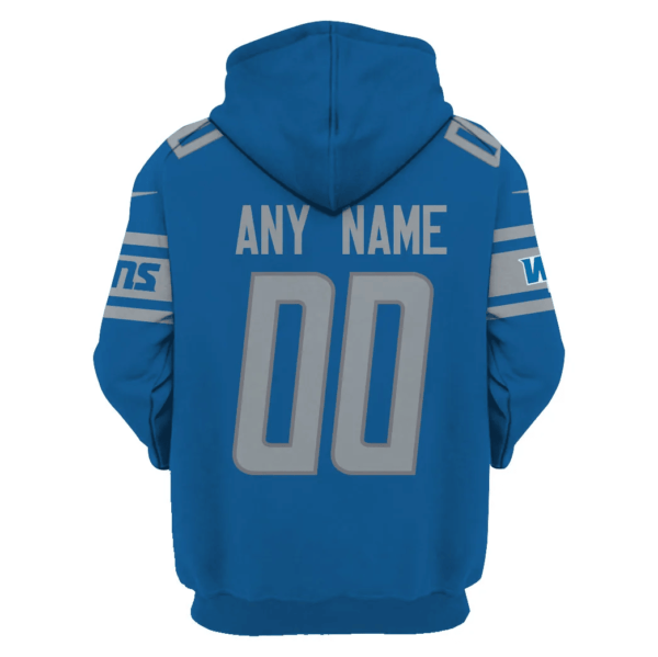 Detroit Lions New Personalized Football Hoodie Style Jersey AMCJSHD000030 - Image 3