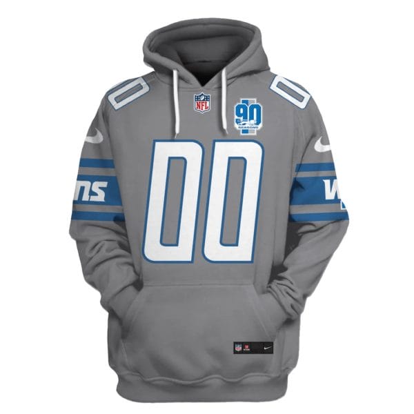 Detroit Lions New Personalized Football Hoodie Style Jersey AMCJSHD000032 - Image 2