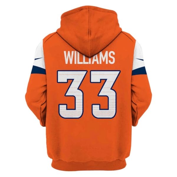 Denver Broncos New Personalized Football Hoodie Style Jersey AMCJSHD000027 - Image 3