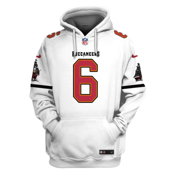Tampa Bay Buccaneers New Personalized Football Hoodie Style Jersey AMCJSHD000043 - Image 2