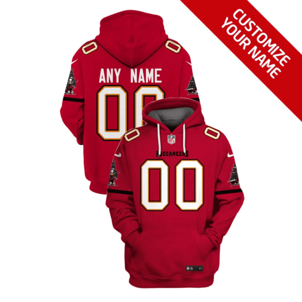 Tampa Bay Buccaneers New Personalized Football Hoodie Style Jersey AMCJSHD000044