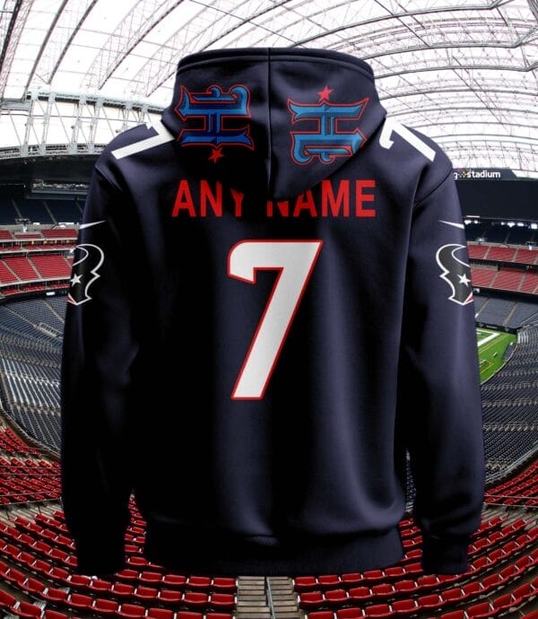 Houston Texans New Personalized Football Hoodie Style Jersey AMCJSHD000036 - Image 2