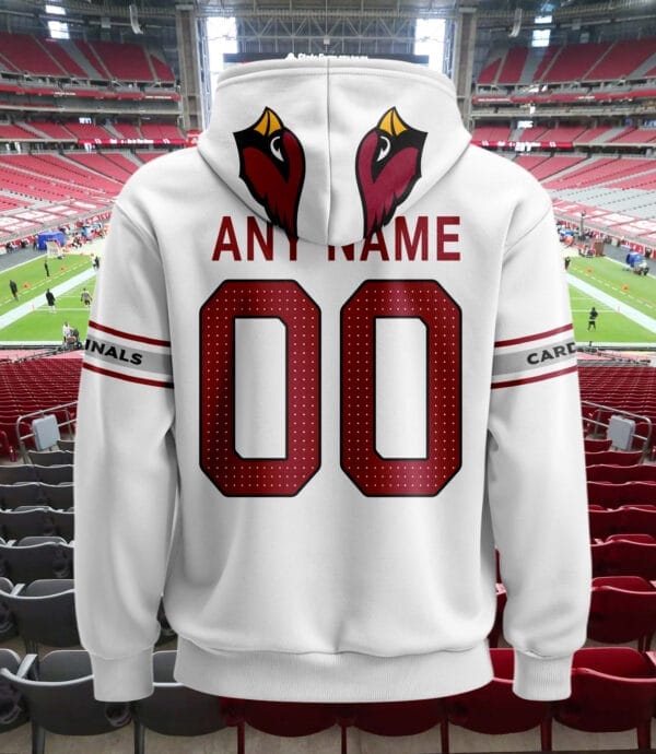 Arizona Cardinals New Personalized Football Hoodie Style Jersey AMCJSHD000047 - Image 3
