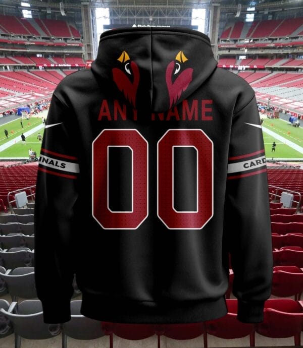 Arizona Cardinals New Personalized Football Hoodie Style Jersey AMCJSHD000046 - Image 3