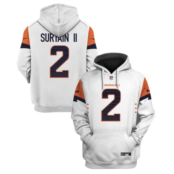 Denver Broncos New Personalized Football Hoodie Style Jersey AMCJSHD000028