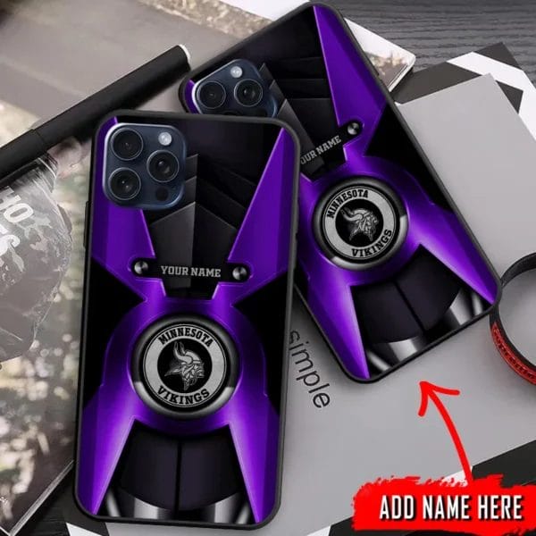 Minnesota Vikings Personalized Phone Case BGPC230 - Image 2
