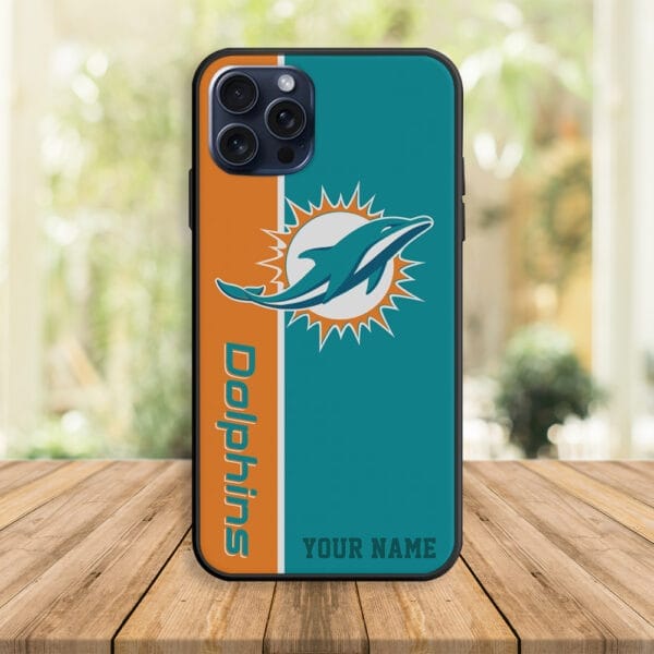 Miami Dolphins Personalized Phone Case BGPC256 - Image 2