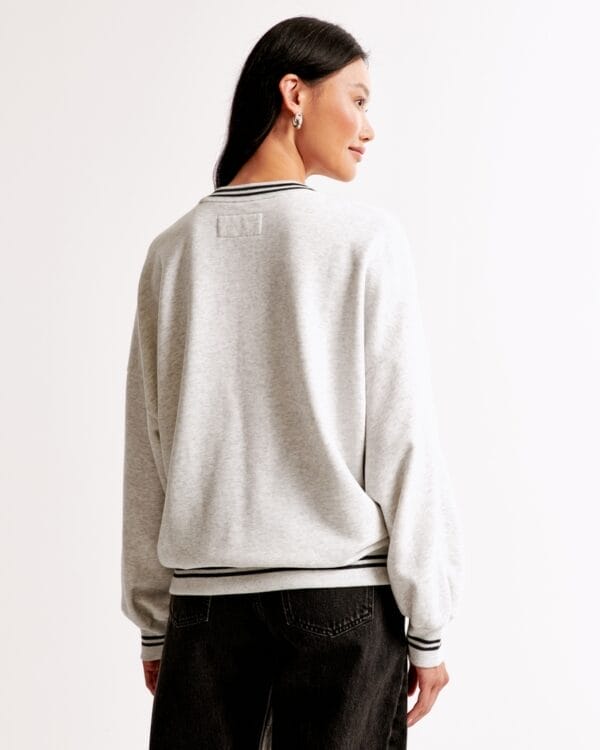 Jacksonville Jaguars Graphic Oversized Sunday Women Sweatshirt Crew AMCWSS0009 - Image 3