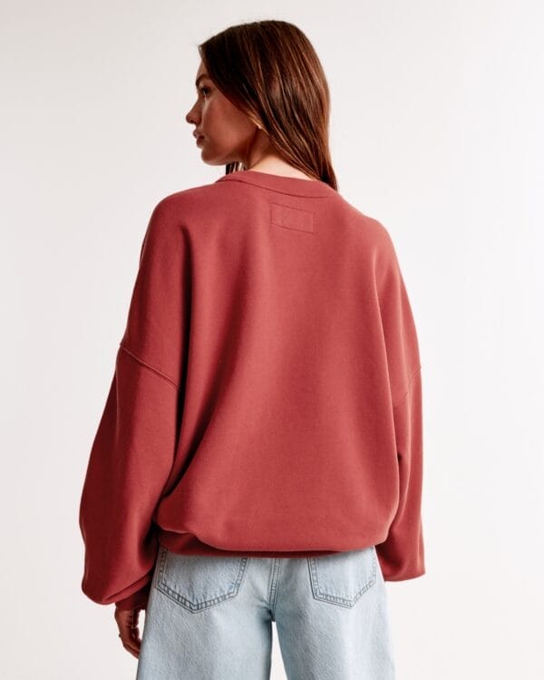 Arizona Cardinals Graphic Oversized Sunday Women Sweatshirt Crew AMCWSS0002 - Image 3
