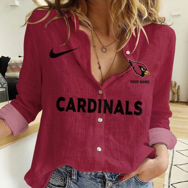 Arizona Cardinals Personalized Woman Shirt AMCLWS000012