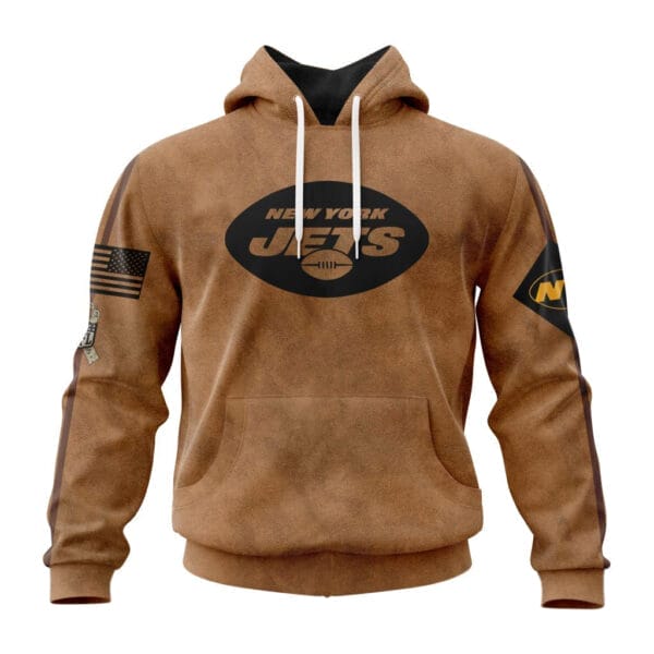 New York Jets Personalized Salute To Service Club Hoodie AMCHD000025