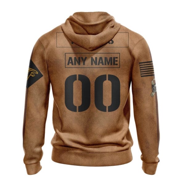 Atlanta Falcons Personalized Salute To Service Club Hoodie AMCHD000001 - Image 2
