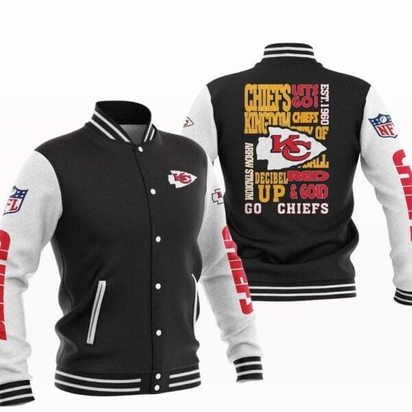 Kansas City Chiefs National Football Conference Unisex Varsity Jacket AMCVJK000042