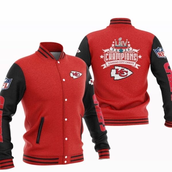 Kansas City Chiefs National Football Conference Unisex Varsity Jacket AMCVJK000041