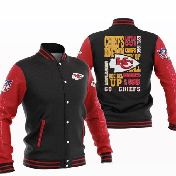 Kansas City Chiefs National Football Conference Unisex Varsity Jacket AMCVJK000046