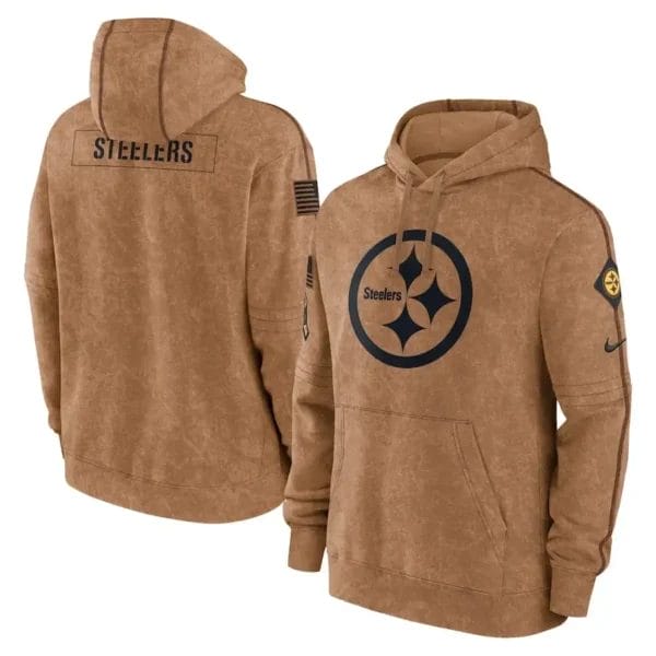 Pittsburgh Steelers 2023 Salute To Service Club Pullover Hoodie AMCPHD000006