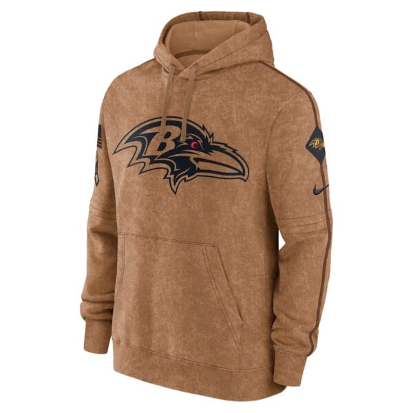 Baltimore Ravens 2023 Salute To Service Club Pullover Hoodie AMCPHD000014 - Image 2