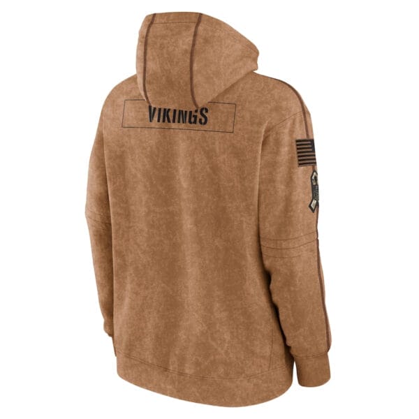 Minnesota Vikings 2023 Salute To Service Club Pullover Hoodie AMCPHD000018 - Image 3
