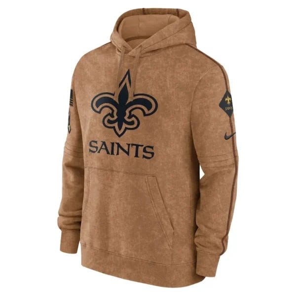New Orleans Saints 2023 Salute To Service Club Pullover Hoodie AMCPHD000023 - Image 2